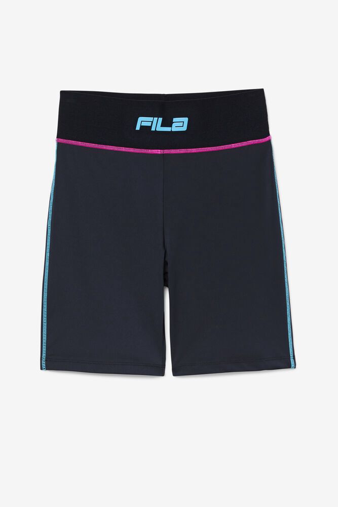 Fila Shorts Womens Black - Nala Bike - Philippines 7134056-AQ